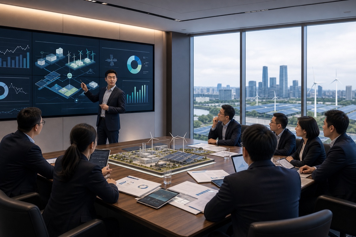 新能源项目投资运营评审会议